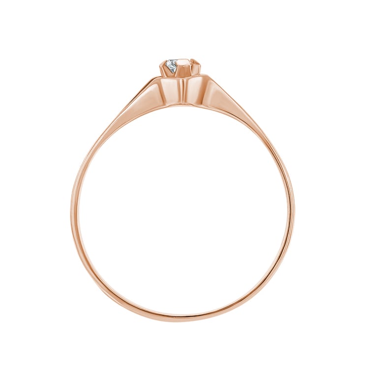 Diamantový zlatý prsteň 29804