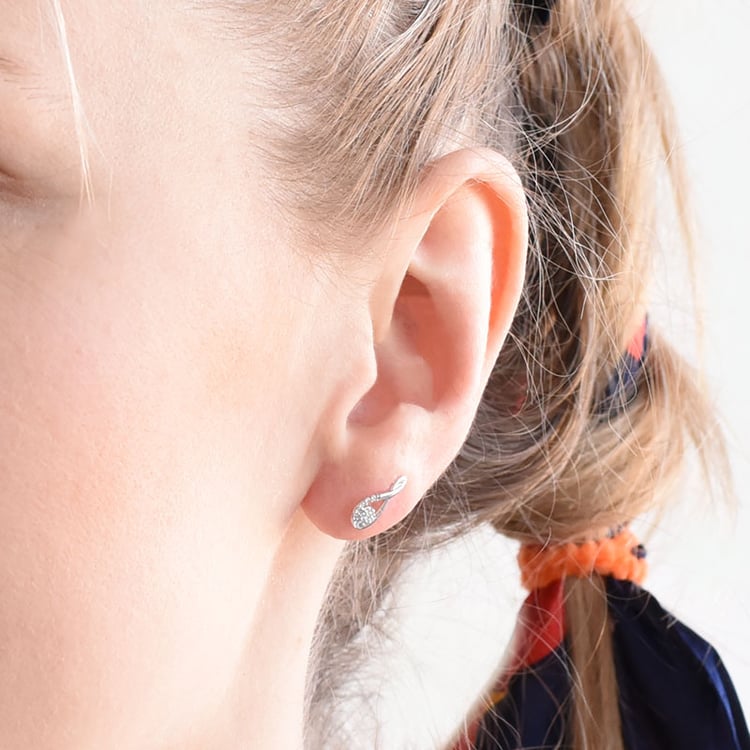 Diamantové náušnice v tvare kvapky 96186