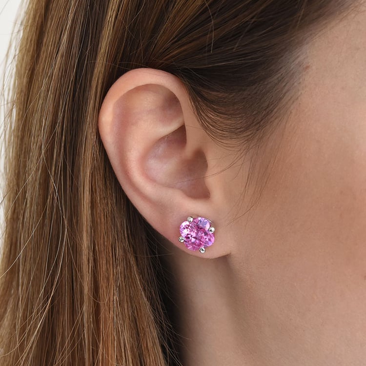 Náušnice zo striebra so zafírmi 82357