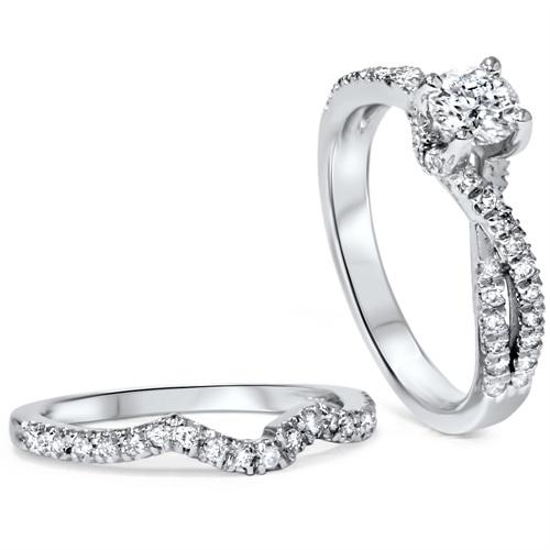 Diamantové prstene s motívom infinity 4406