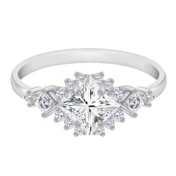 Zásnubný prsteň s 0.60ct IGI princess certifikovaným lab-grown diamantom Nairne