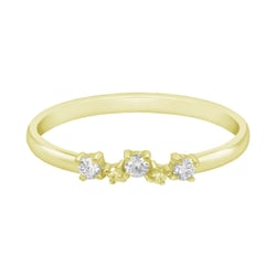 Zlatý zásnubný prsteň s diamantmi Lilith