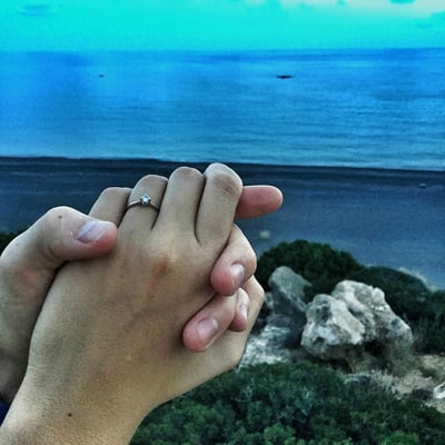 Zásnubný prsteň s diamantom 