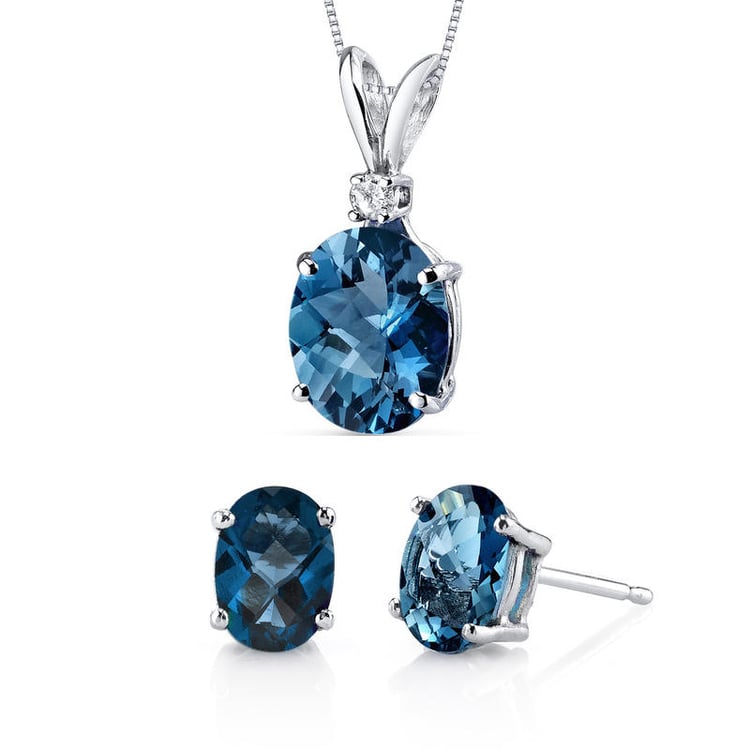 Zlatá kolekcia s topásmi Sandra