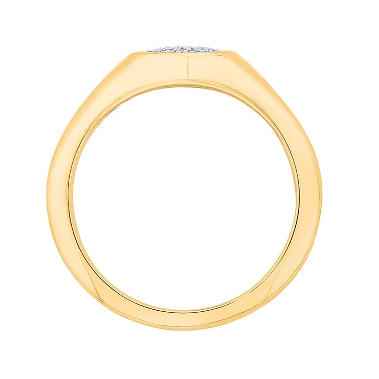 Diamantový pečatný prsteň 63892