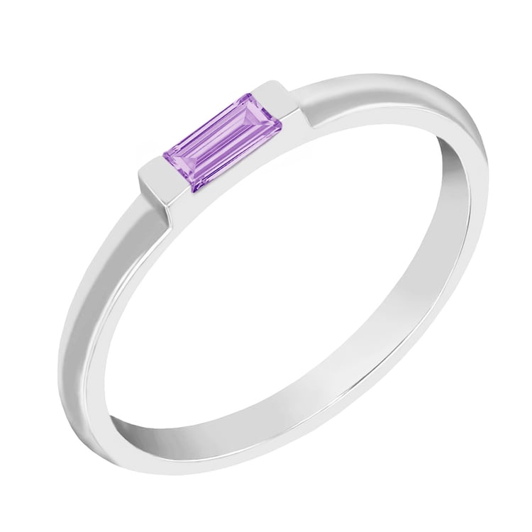 Prsteň z bieleho zlata 82411