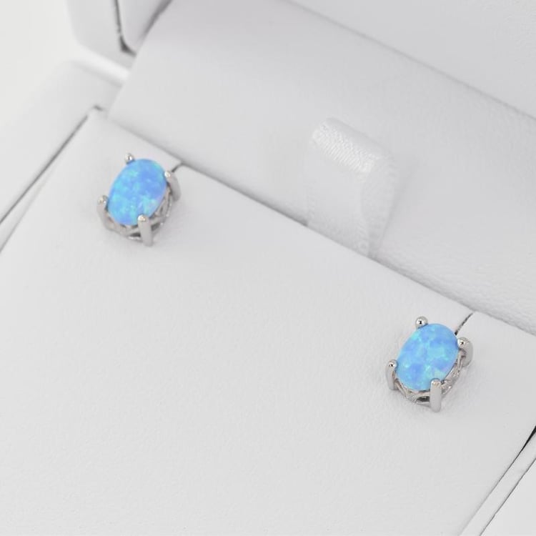 Náušnice s opálmi 26118