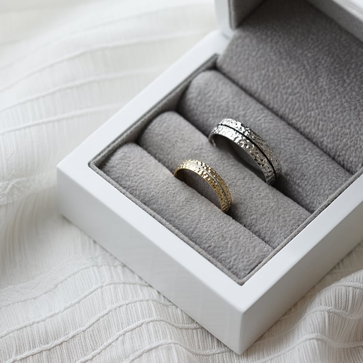 Tepané obrúčky s enamelom 64153