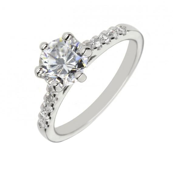 Platinový prsteň Padma