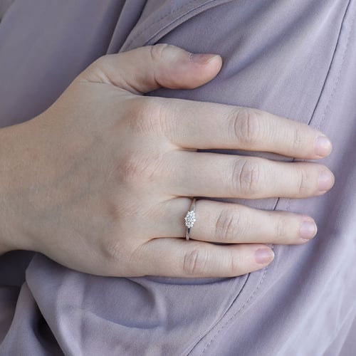 Elegantný diamantový prsteň Aubert