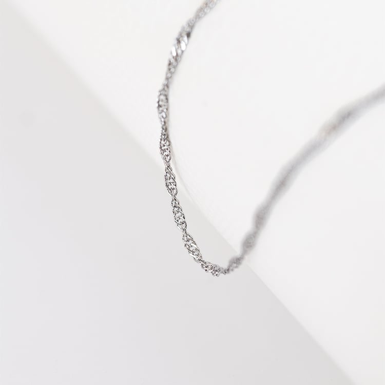 Singapur retiazka 42 cm zo striebra 129588