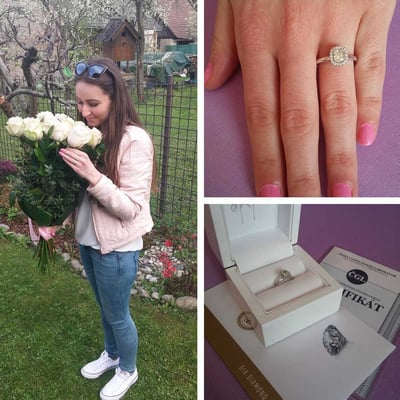 Zásnubní prsteň na mieru