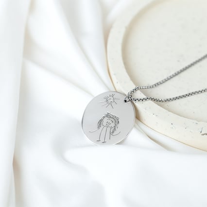 Personalizovaný strieborný prívesok Kid