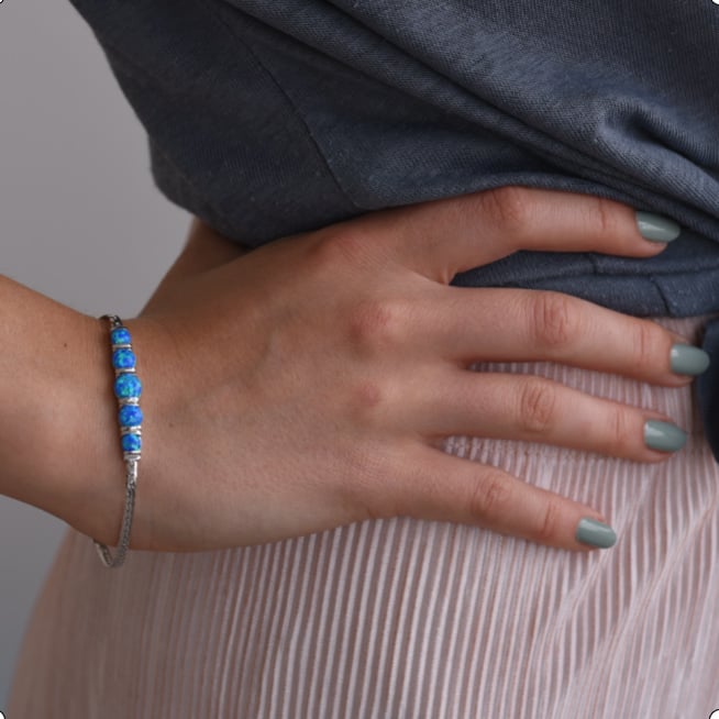 Strieborný náramok 65292