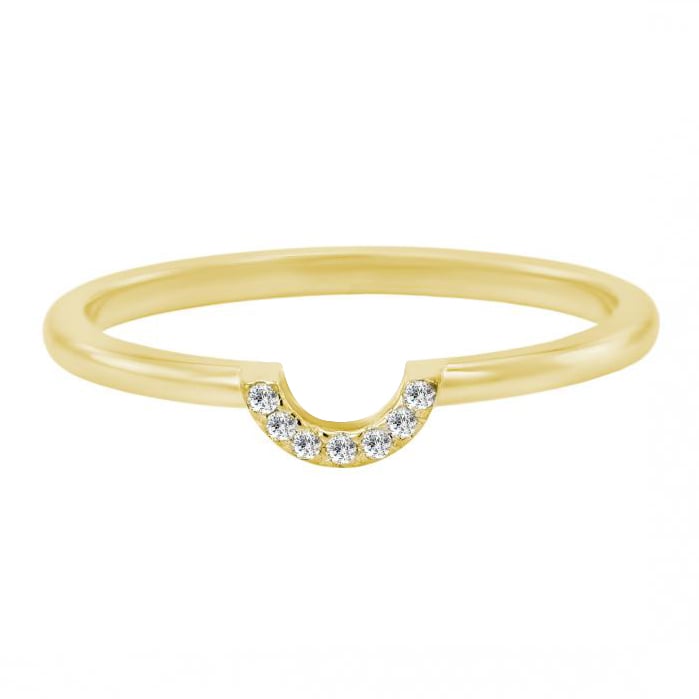 Zlatý obrúčka s diamantmi 59372