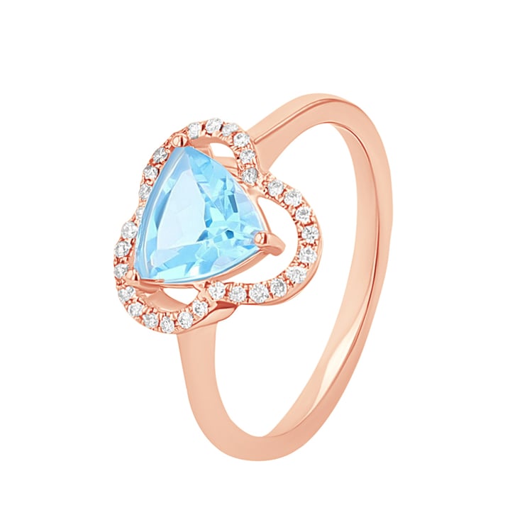 Diamantová zlatá kolekcia s topásmi Floria 115448