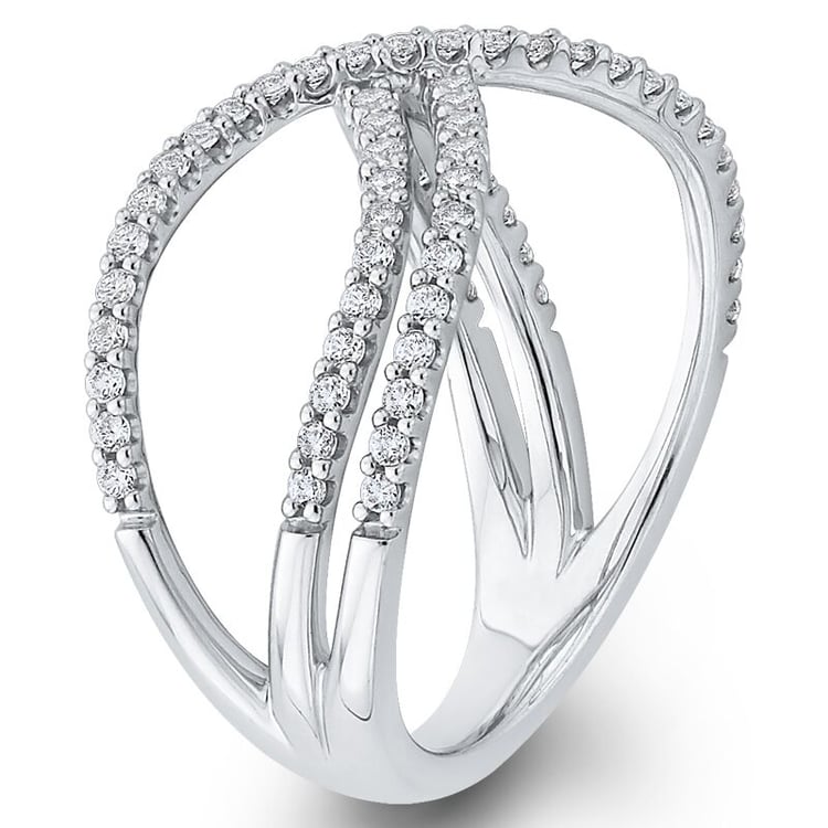 Dvojitý diamantový eternity prsteň 46403