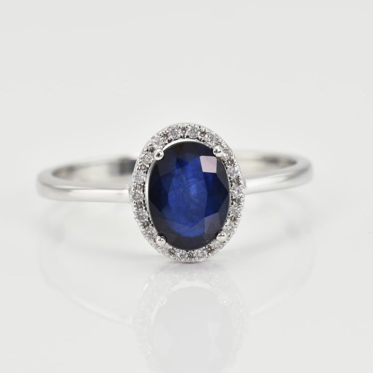 Prsteň so zafírom 13721