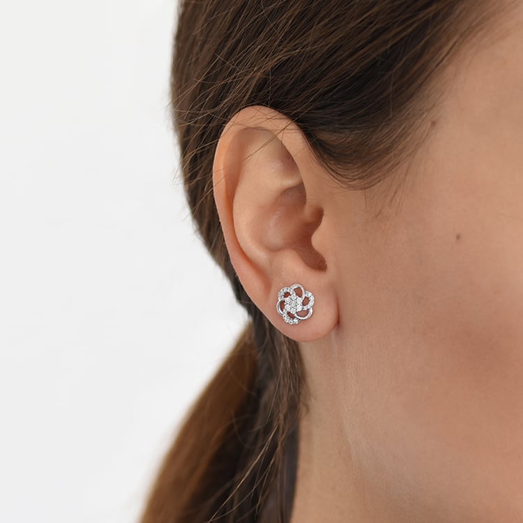 Set diamantových šperkov v tvare kvetu Crisanta 146993