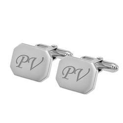 Strieborné manžetové gombíky s gravírom Arnoud