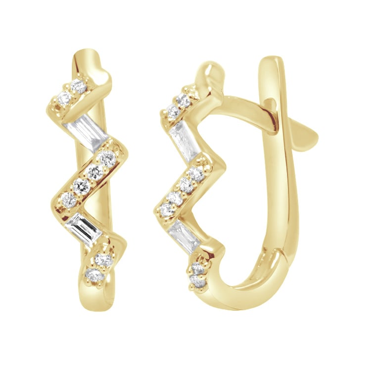 Diamantové kruhové náušnice Vitus 125627