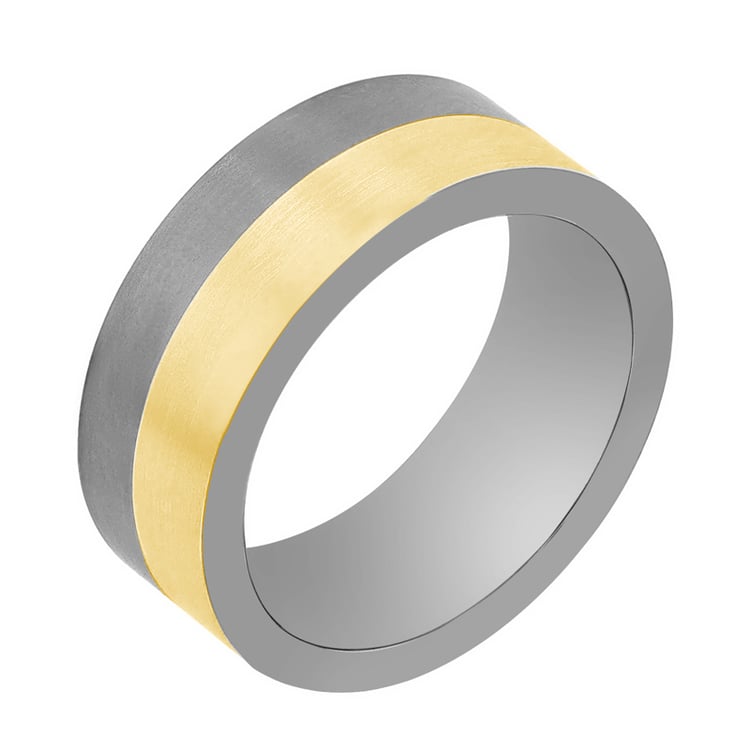 Snubné prstene z titánu a zlata Kester 107702