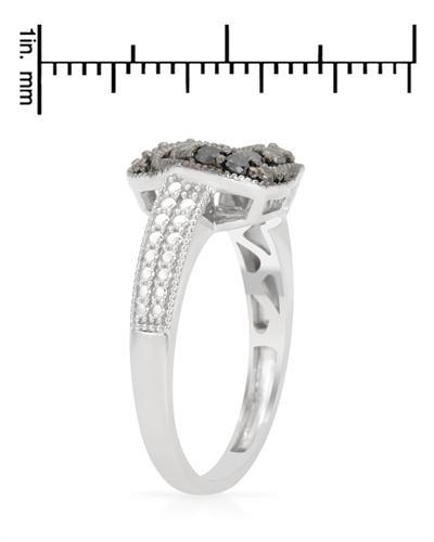 Diamantový prsteň strieborný 1060