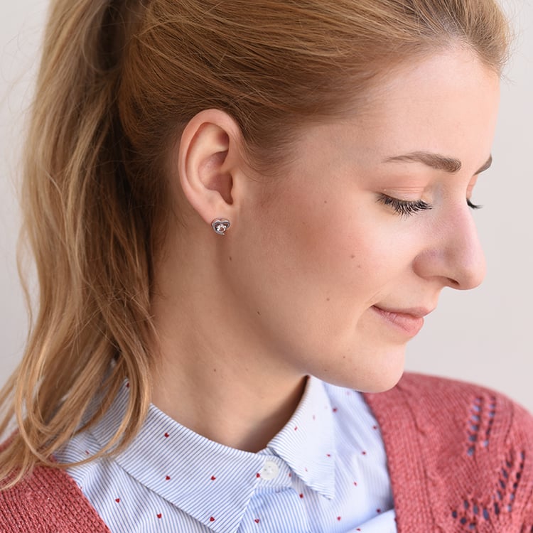 Náušnice s morganitmi 59122