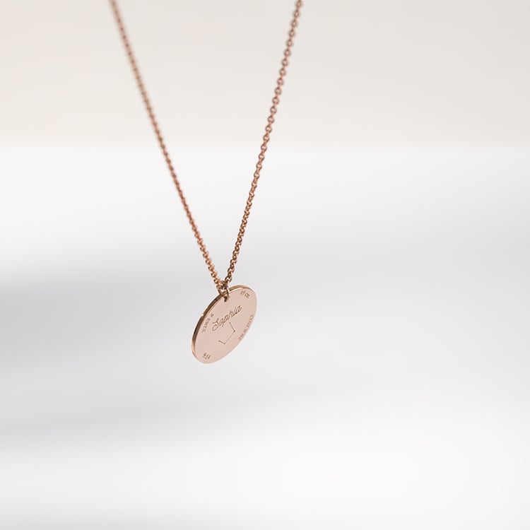 Novorodenecký prívesok s gravírom vašej voľby Grace 121377