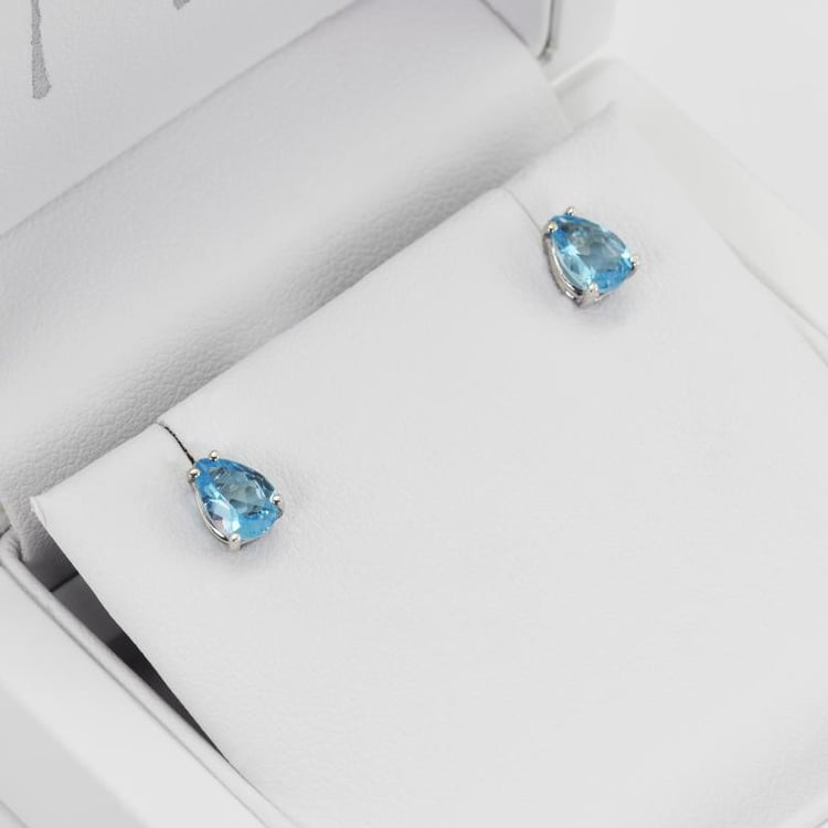 Zlaté topásové náušnice 14764