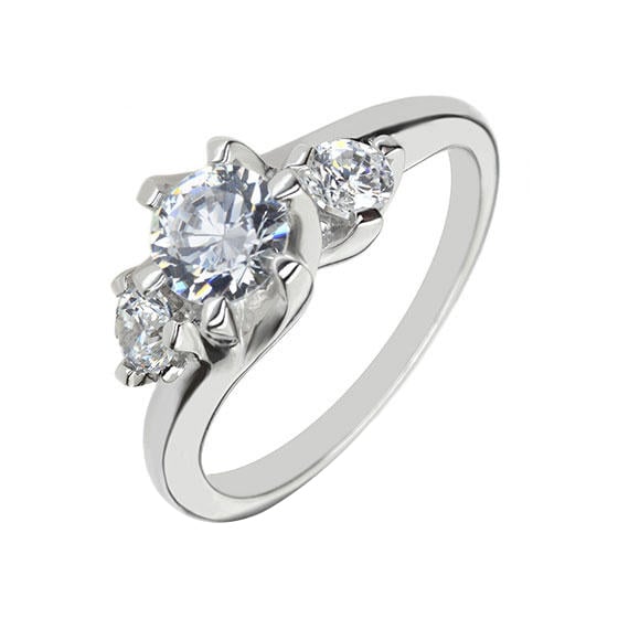 Platinový prsteň Tamix