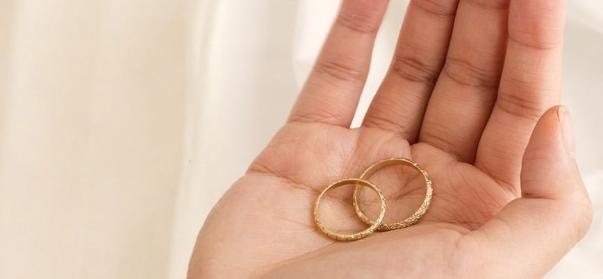 Valentín je len jeden deň.<br>Svadobné obrúčky sú na celý život.