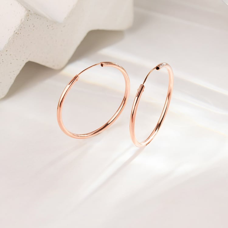 Zlaté kruhové náušnice Aliesha 153172