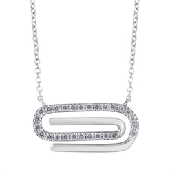 Zlatý náhrdelník s lab-grown diamantmi Aly