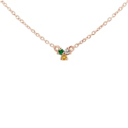 Náhrdelník s tromi drahokamami podľa vášho výberu Amine