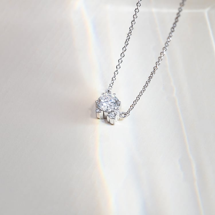 Cluster náhrdelník s lab-grown diamantmi Edom 152045