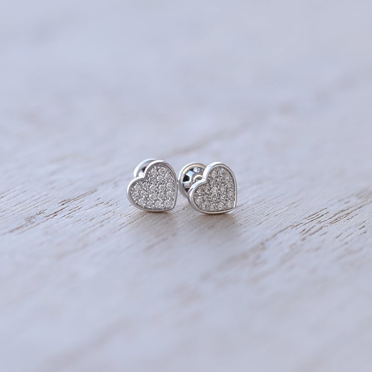 Náušnice s diamantmi 62074