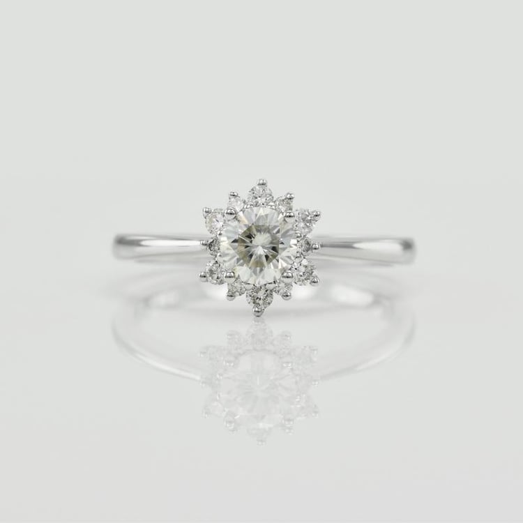 Prsteň s moissanitom 19737