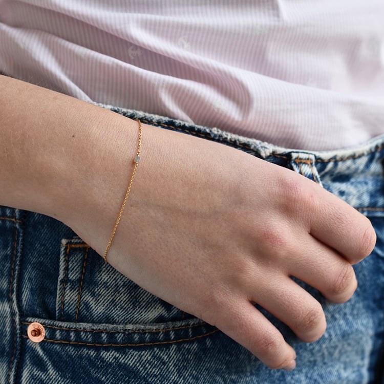 Diamantový náramok zo zlata 42202