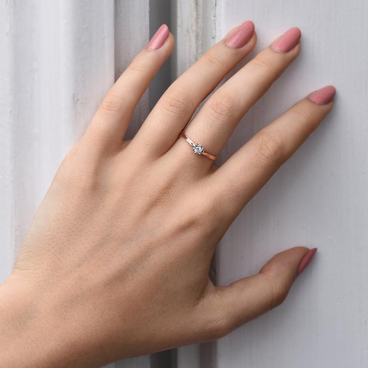 Prsteň v štýle solitér 91478