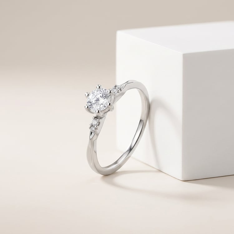 Zásnubný prsteň s 0.57ct IGI certifikovaným lab-grown diamantom Mileva 169805