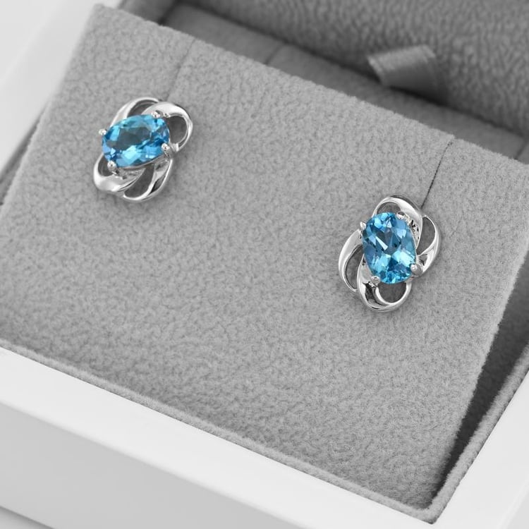 Nebeské náušnice s topásmi 47212