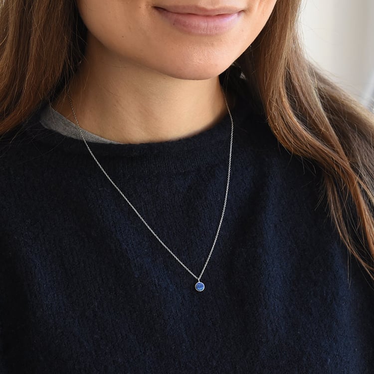 Prívesok s modrym opálom 71786