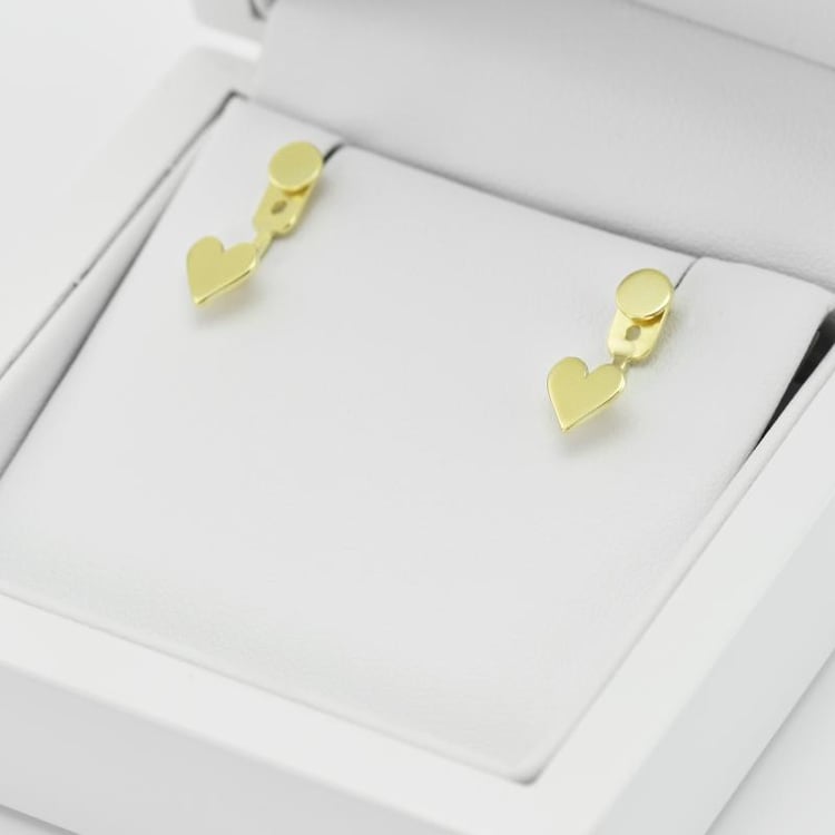 Náušnice zo žltého zlata 16189