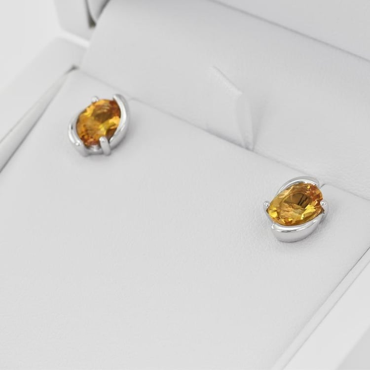 Citrínové náušnice 30705