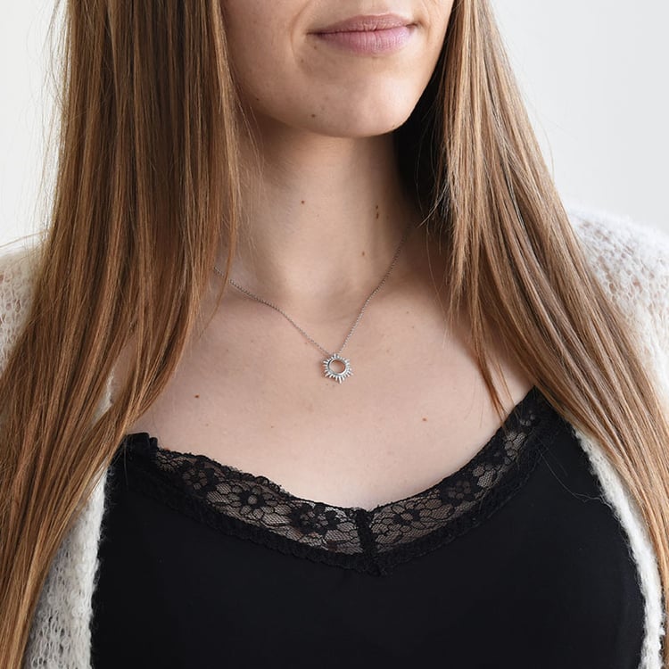 Diamantový náhrdelník zo zlata 85569