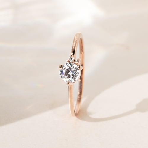 Cluster prsteň s lab-grown diamanty Aghate