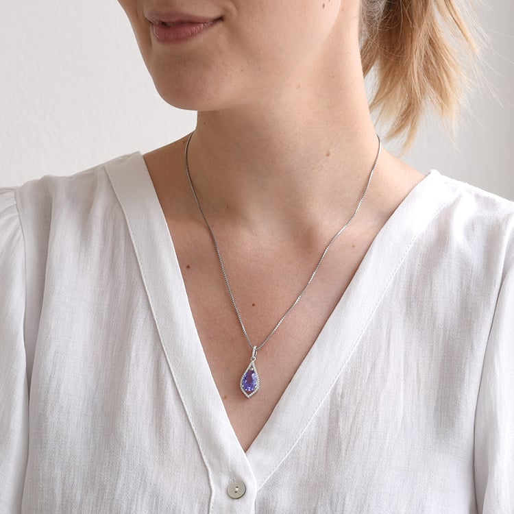 Náhrdelník s tanzanitom 67574