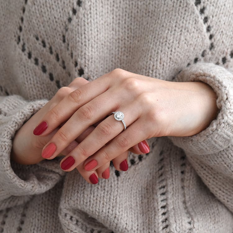 Zlatý zásnubný prsteň s 0.70ct IGI certifikovaným lab-grown diamantom Kerau 149647