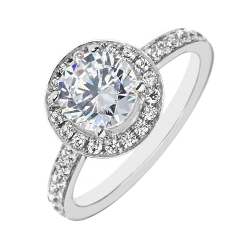 Platinový prsteň Tali